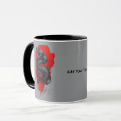 Striking Viper Trash Polka Kaffeetasse (Vorderseite Links)