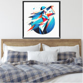 Striking Visual Artwork #15 Leinwanddruck (Insitu (Schlafzimmer))