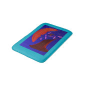 Strikingly Beautiful Creature Badematte (Schrägansicht)