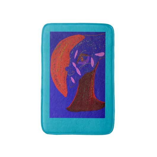 Strikingly Beautiful Creature Badematte (Vorderseite Vertikal)