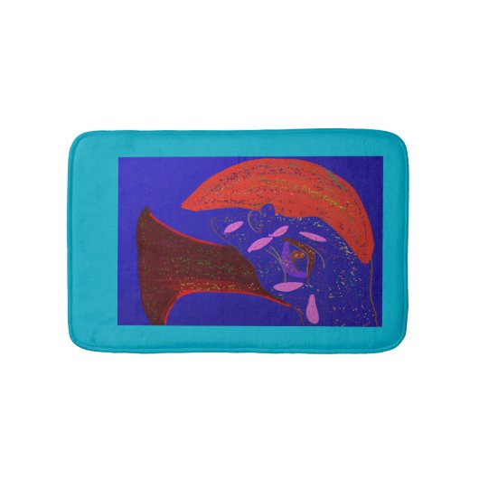 Strikingly Beautiful Creature  Badematte (Vorderseite)