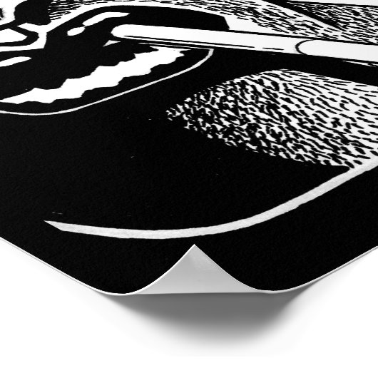 strikte Einhaltung Poster (Ecke)