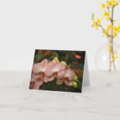 Strikte Zeichenfolge der Orchids-Note Karte (Gelbe Blume)