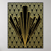 Strikter Art Deco Stil Poster (Vorne)