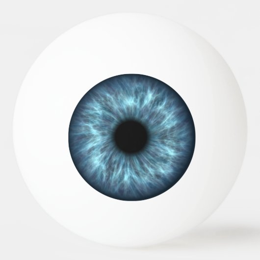 Strikter Blue Eyeball Ping Pong Ball Tischtennisball (Vorderseite)