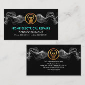 Strikter Elektrischer Blitzgerät Visitenkarte (Vorne/Hinten)