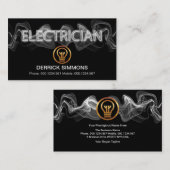 Strikter Elektrischer Blitzlichter Visitenkarte (Vorne/Hinten)