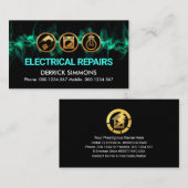 Strikter elektrischer Blitzstrahl Visitenkarte (Vorne/Hinten)