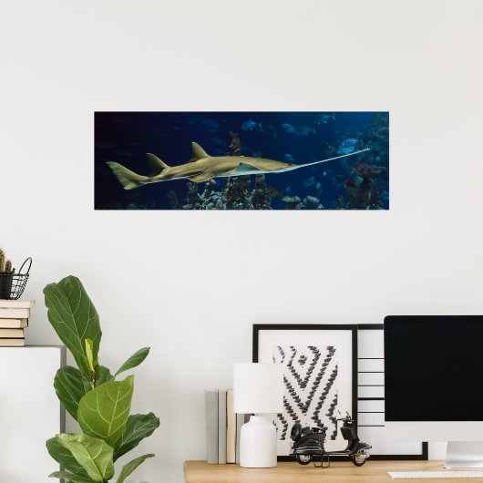 Strikter Sawfish Poster (Heimbüro)