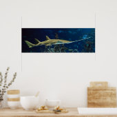 Strikter Sawfish Poster (Küche)
