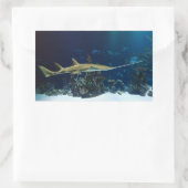 Strikter Sawfish Rechteckiger Aufkleber (Tasche)
