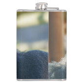 Strikter Silverback-Kaffee Flachmann (Rückseite)