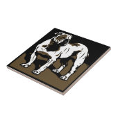 Strikter Viktorianischer Holzschnitt Untersetzer B (Seite)