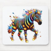 Strikter Zebra Charm Mousepad (Vorne)