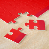 String and Rope Hope Art Design Grafik rot Puzzle (Seite)