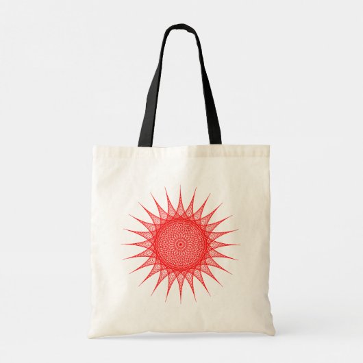 String Art Tote Bag Tragetasche (Rückseite)