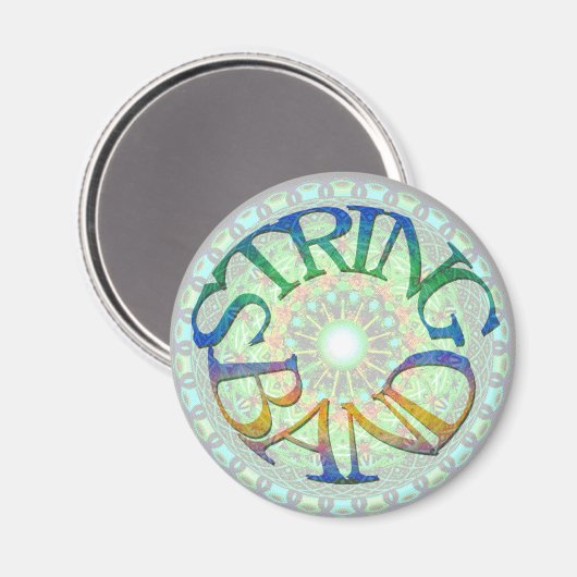 String Band Magnet (Vorderseite/Rückseite)
