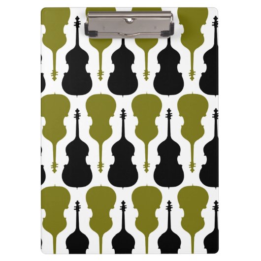 String-Bass-Muster Klemmbrett (Vorderseite)