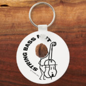 String Bass Nut Schlüsselanhänger (Vorderseite)
