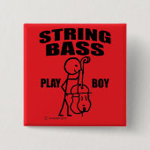 String Bass Play Boy Button (Vorderseite)