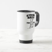 String Bass Play Boy Travel Mug Reisebecher (VorderseiteRechts)