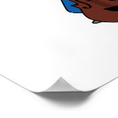 String Bass Player Girl - Light/Blonde Poster (Ecke)