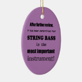String-Bass wichtigste Instrument-Keramik Orna Keramik Ornament (Rechts)