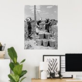 String Bean Pickers in Maryland: 1937 Poster (Heimbüro)