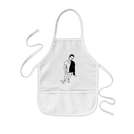 String fett kinderschürze (Vorne)