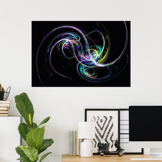 String Galaxy Poster (Heimbüro)