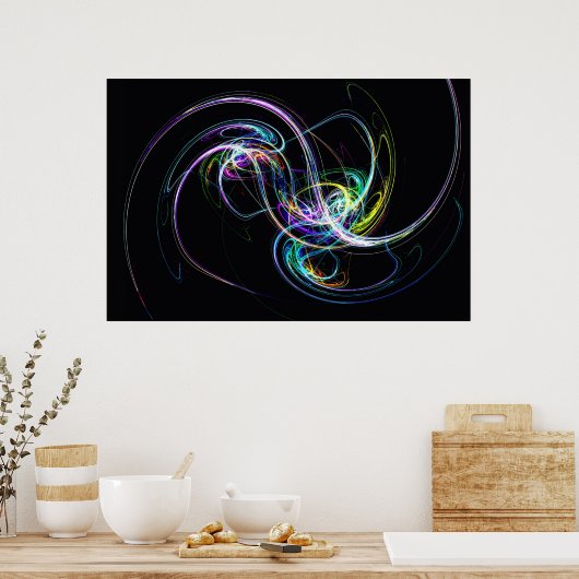 String Galaxy Poster (Küche)