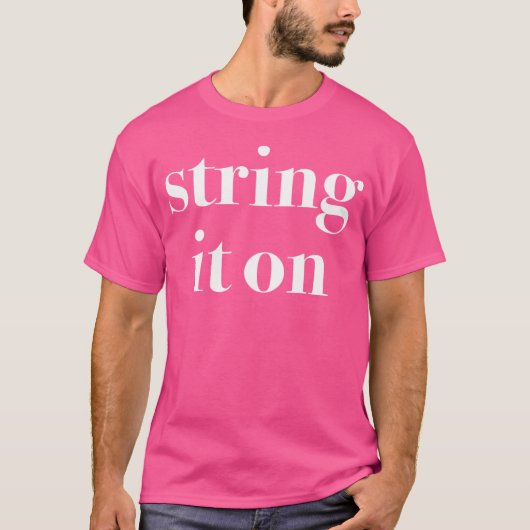 String It On Funny Orchestra T-Shirt (Vorderseite)
