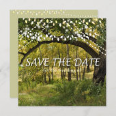 String-Leuchten, Fireflies Save the Date-Karte Save The Date (Vorne/Hinten)