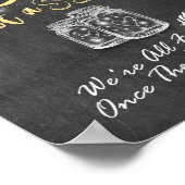 String-Leuchten wählen einen Platz, kein Seitensch Poster (Ecke)