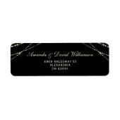 String Light Elegant Black Address (Vorne)