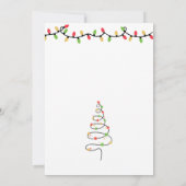 String Light Party Einladung (Rückseite)