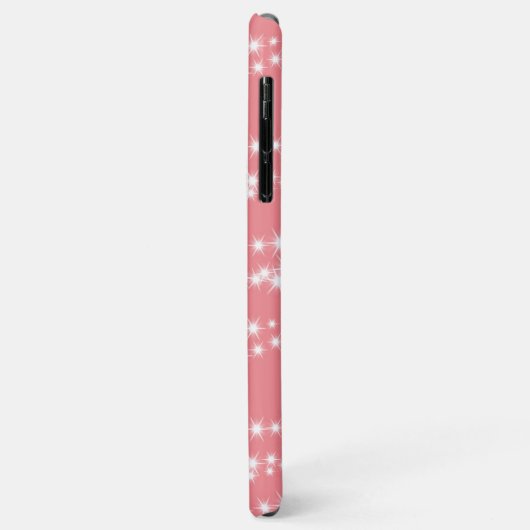 String Lights auf KoralleniPhone Case (Hinten/Links)