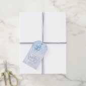 String Lights & Balloons Sweet 16 Lt. Blue ID473 Geschenkanhänger (Mit Garn)