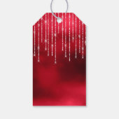 String Lights & Balloons Sweet 16 Red ID473 Geschenkanhänger (Rückseite)