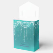 String Lights & Balloons Sweet 16 TealPurple ID473 Geschenkschachtel (Geöffnet)