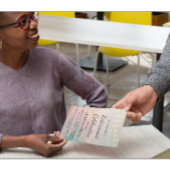 String Lights Beach Retirement Party Flyer