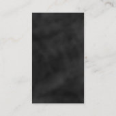 String Lights Black Chalkboard Geschenk Registrier Begleitkarte (Rückseite)