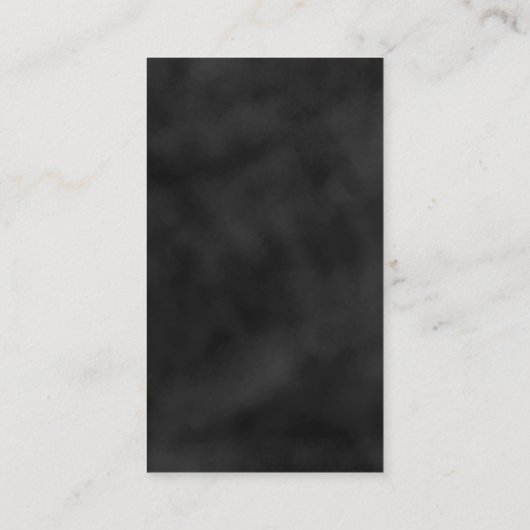 String Lights Black Chalkboard Geschenk Registrier Begleitkarte (Rückseite)