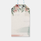 String Lights, Brush Stroke, Floral WeddingVielen Geschenkanhänger (Rückseite)