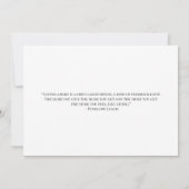 String Lights Chalkboard Foto Geburtserklärung Ankündigung (Rückseite)