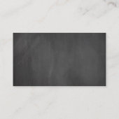 String lights, Chalkboard, weiß, Hochzeitdetails Begleitkarte (Rückseite)