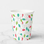 String Lights Christmas Paper Cups Pappbecher (Rechts)