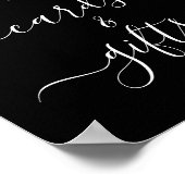 String Lights Duschkarten & Geschenke Pedestzeiche Poster (Ecke)