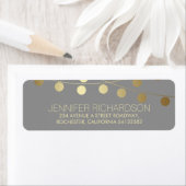 String Lights Gold Foil Wedding Return (Insitu)