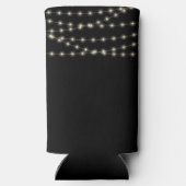 String Lights Hochzeit Probe Dinner Gastgeschenk Selters Dosenkühler (Rückseite)